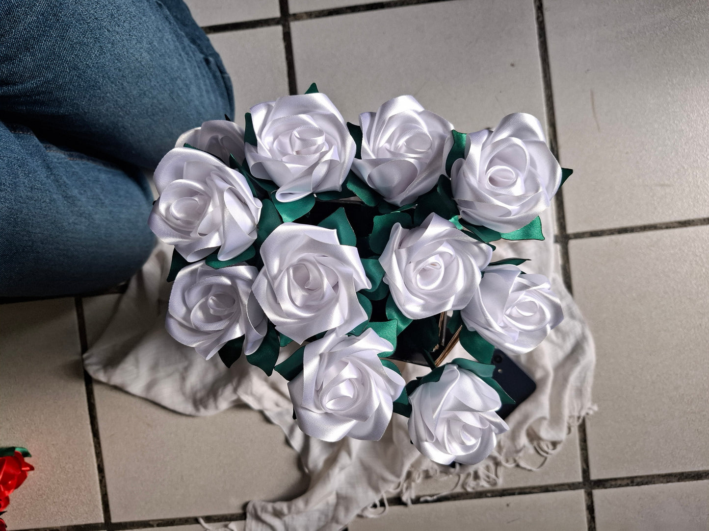 Blanco - Rosa Eterna Premium (40 cm)