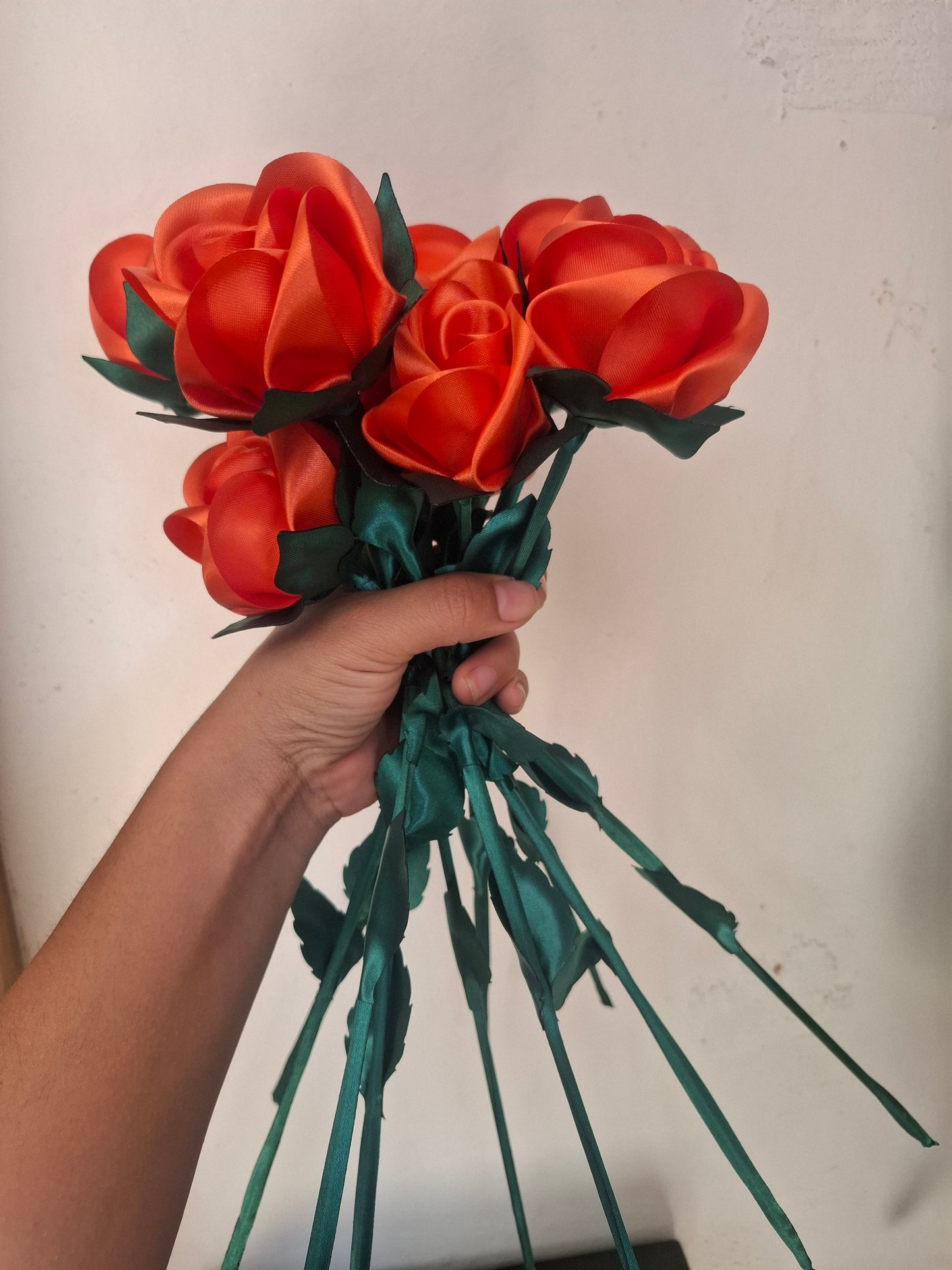 naranja- Rosa Eterna Premium (40 cm)