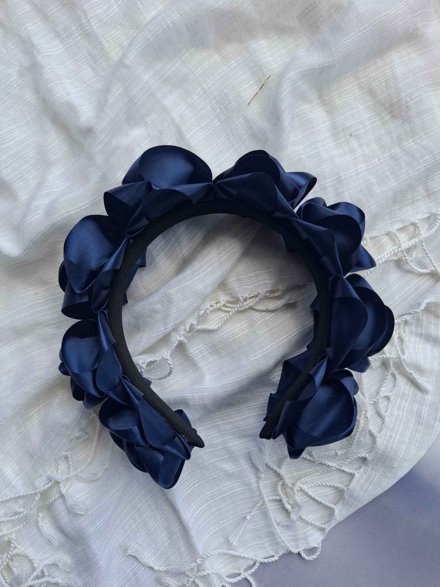 Diadema Artesanal de Rosas Chicas.