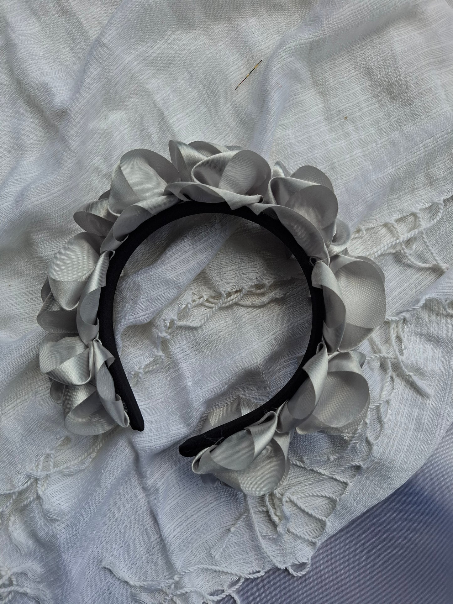 Diadema Artesanal de Rosas Chicas.