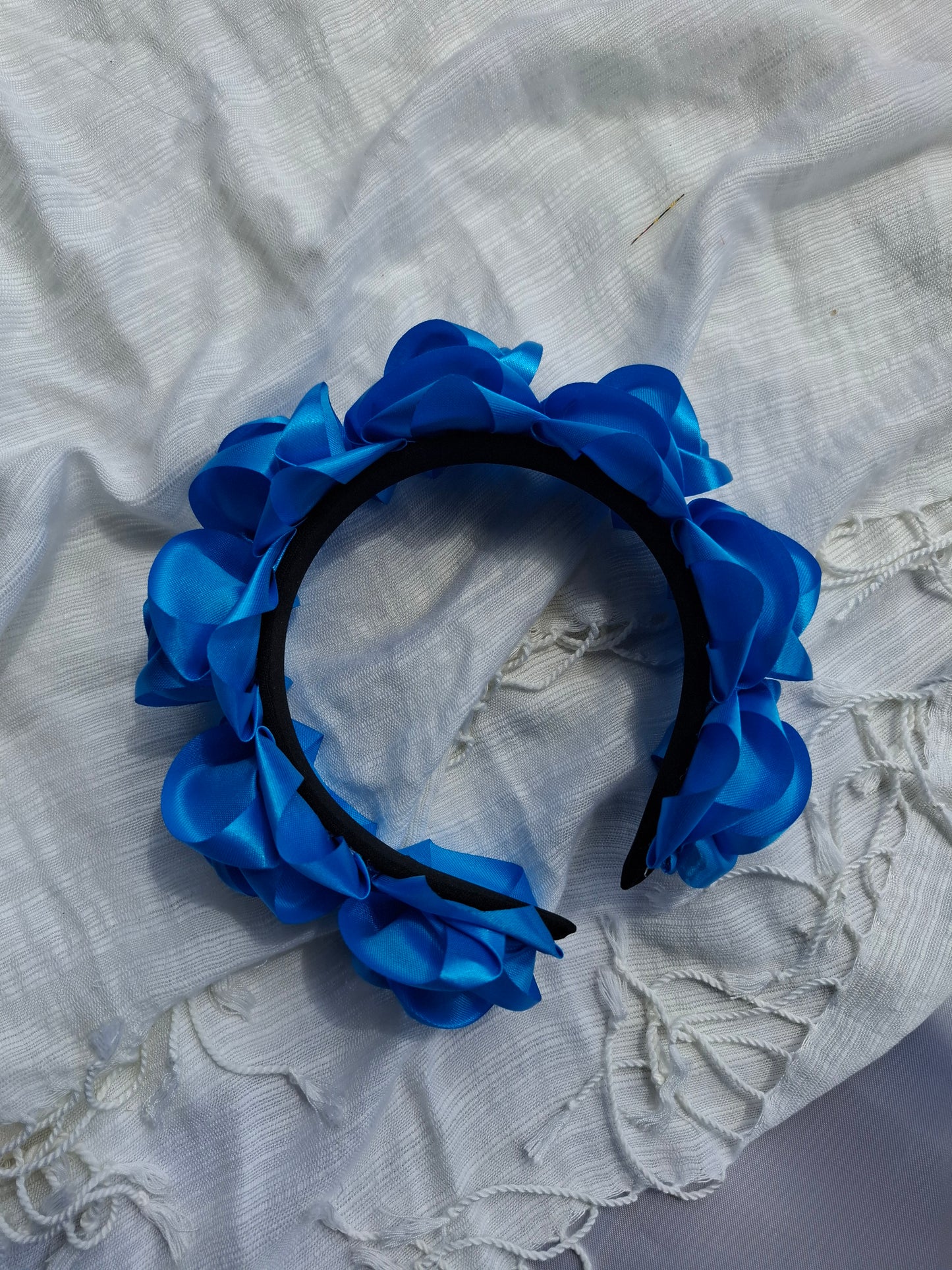 Diadema Artesanal de Rosas Chicas.