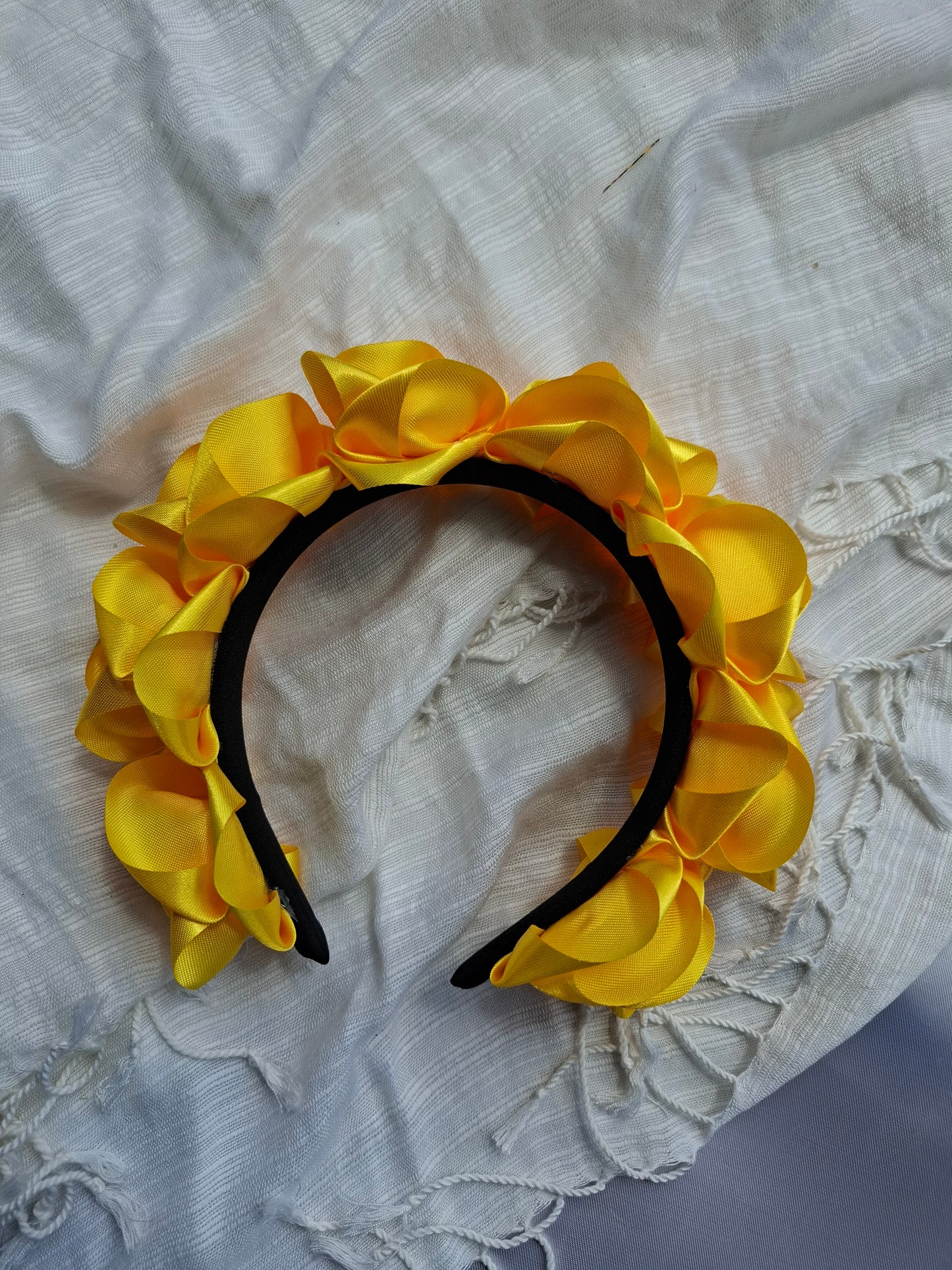 Diadema Artesanal de Rosas Chicas.