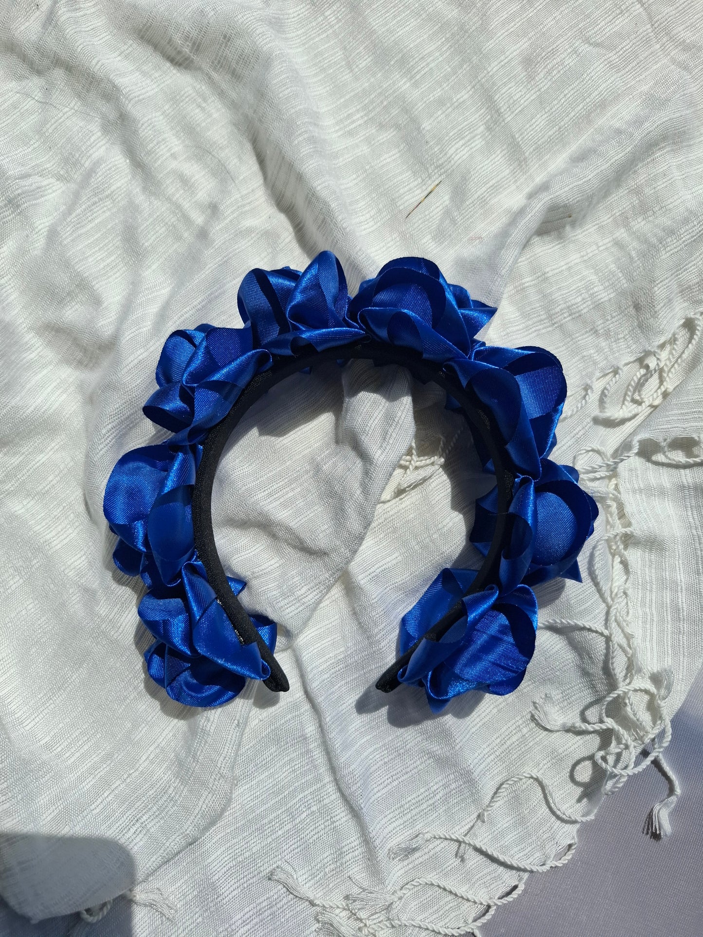 Diadema Artesanal de Rosas Chicas.