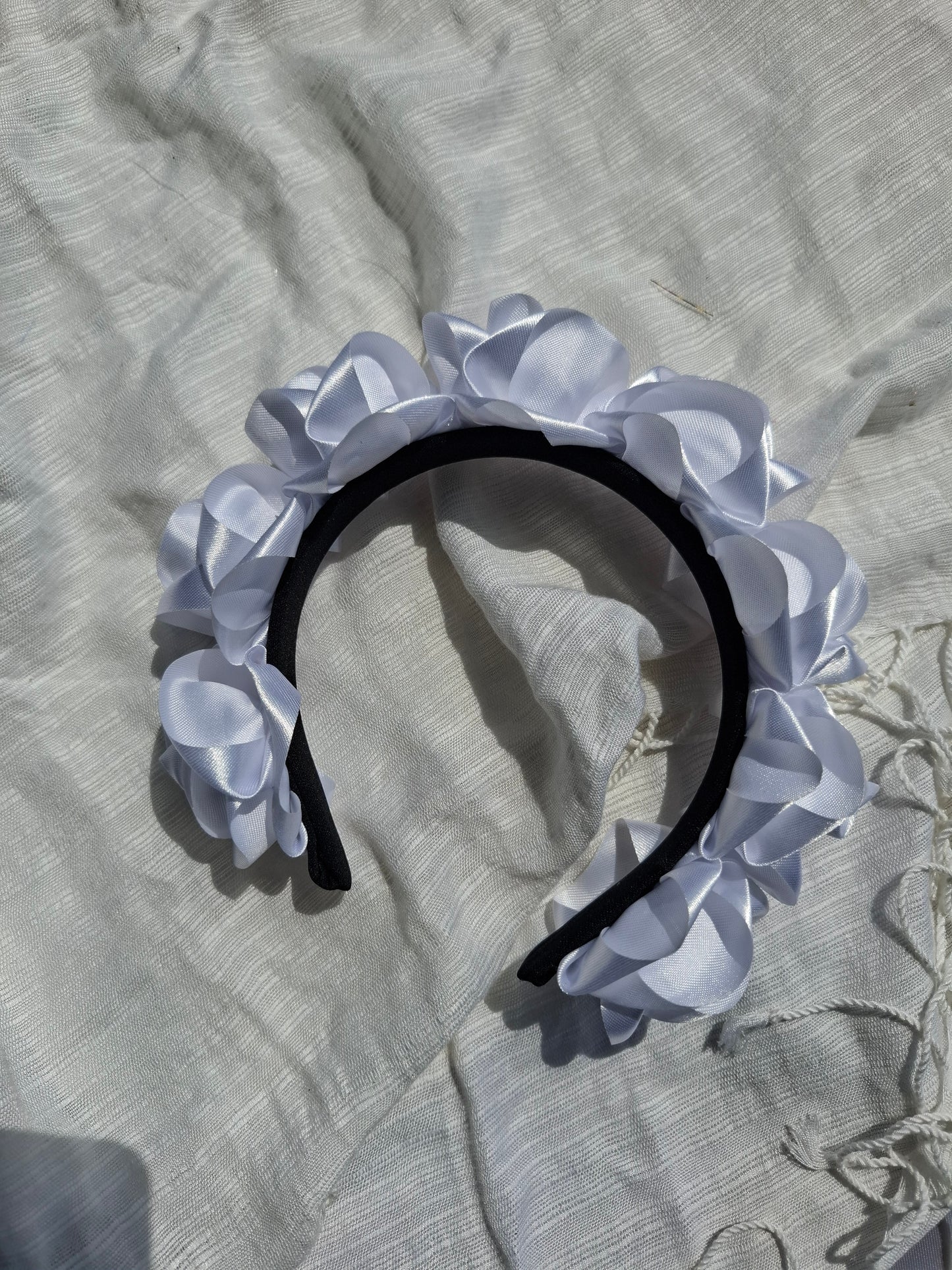 Diadema Artesanal de Rosas Chicas.