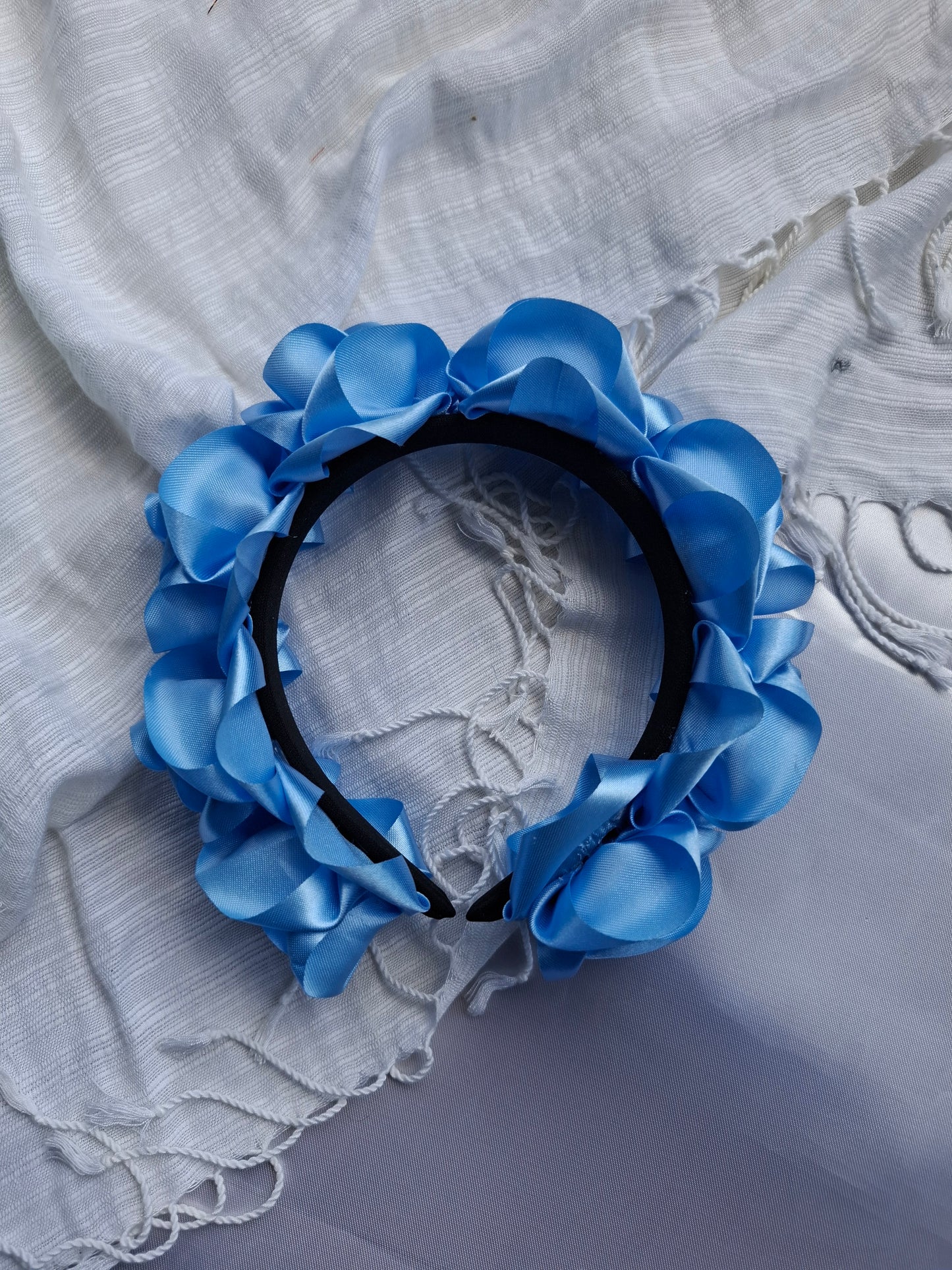 Diadema Artesanal de Rosas Chicas.