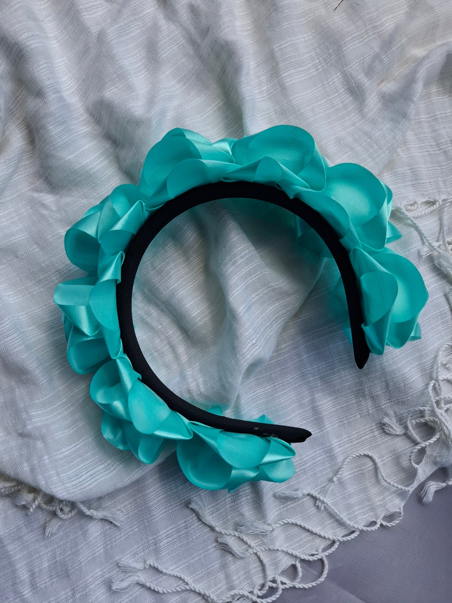 Diadema Artesanal de Rosas Chicas.
