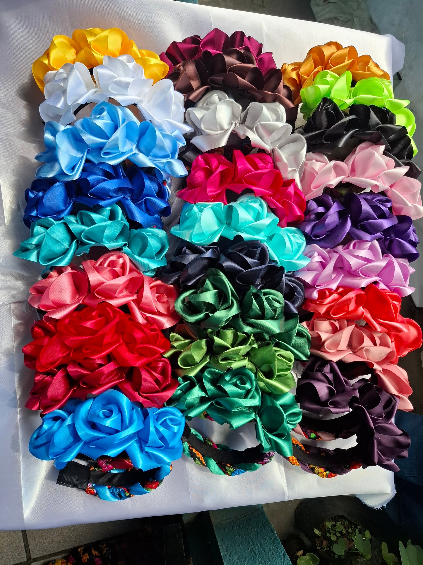 Didema Trenzada Cadenilla 3 rosas XL