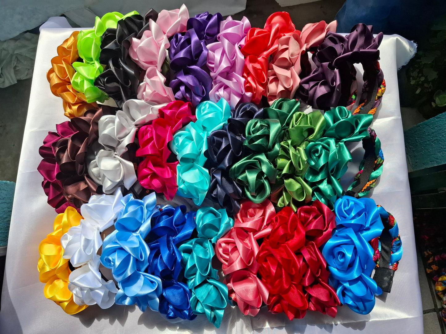 Didema Trenzada Cadenilla 3 rosas XL