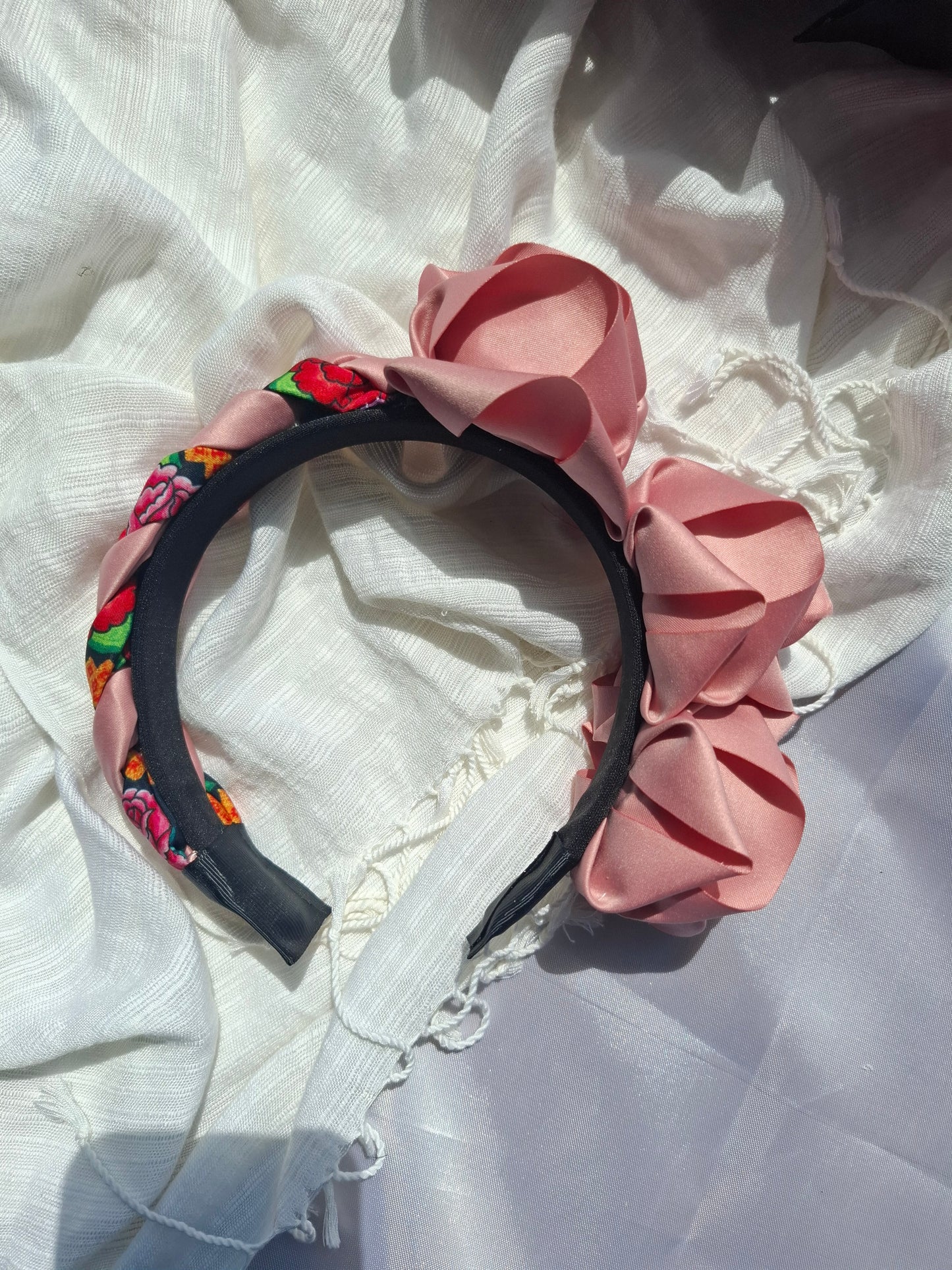 Didema Trenzada Cadenilla 3 rosas XL