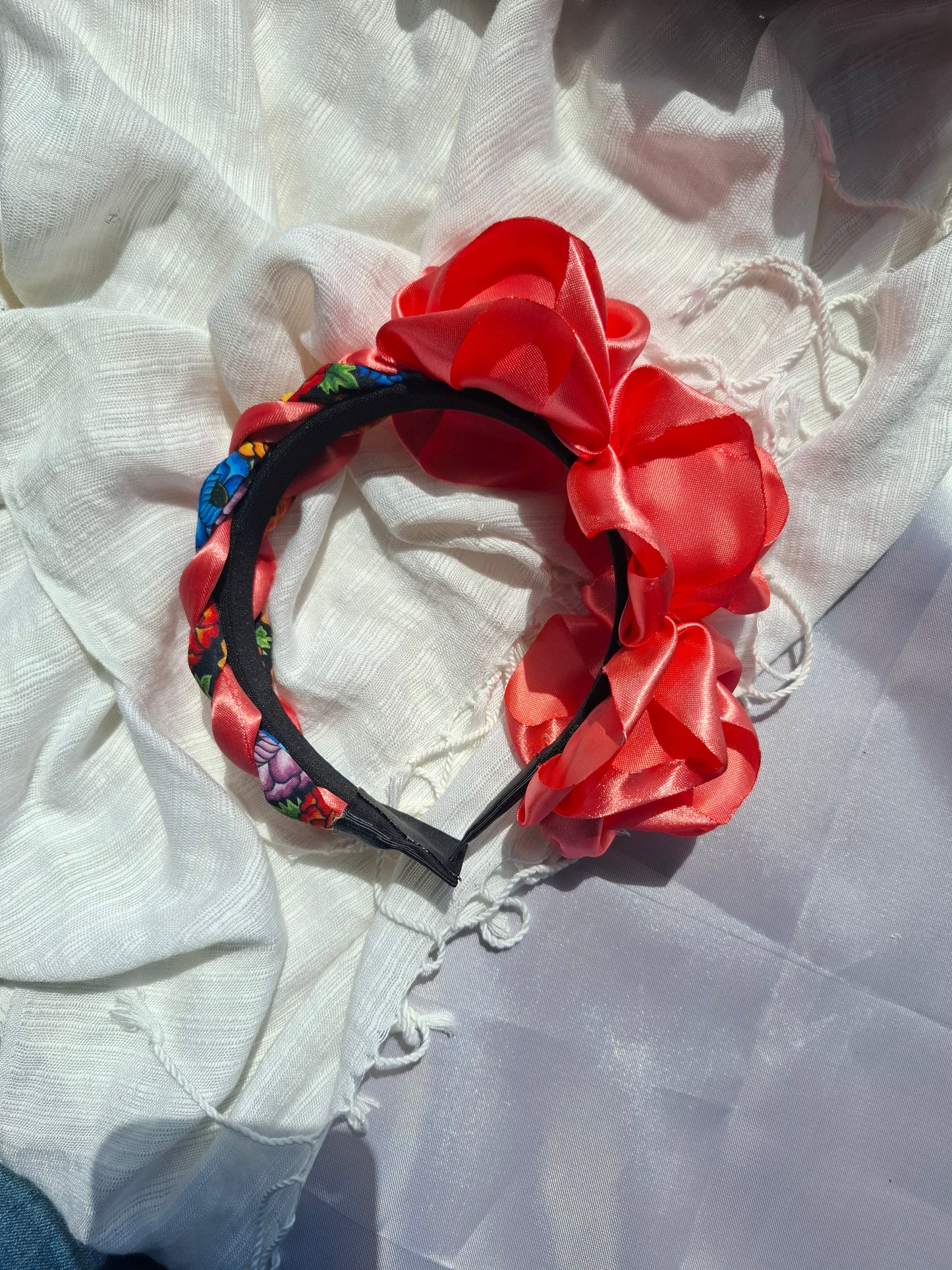 Didema Trenzada Cadenilla 3 rosas XL