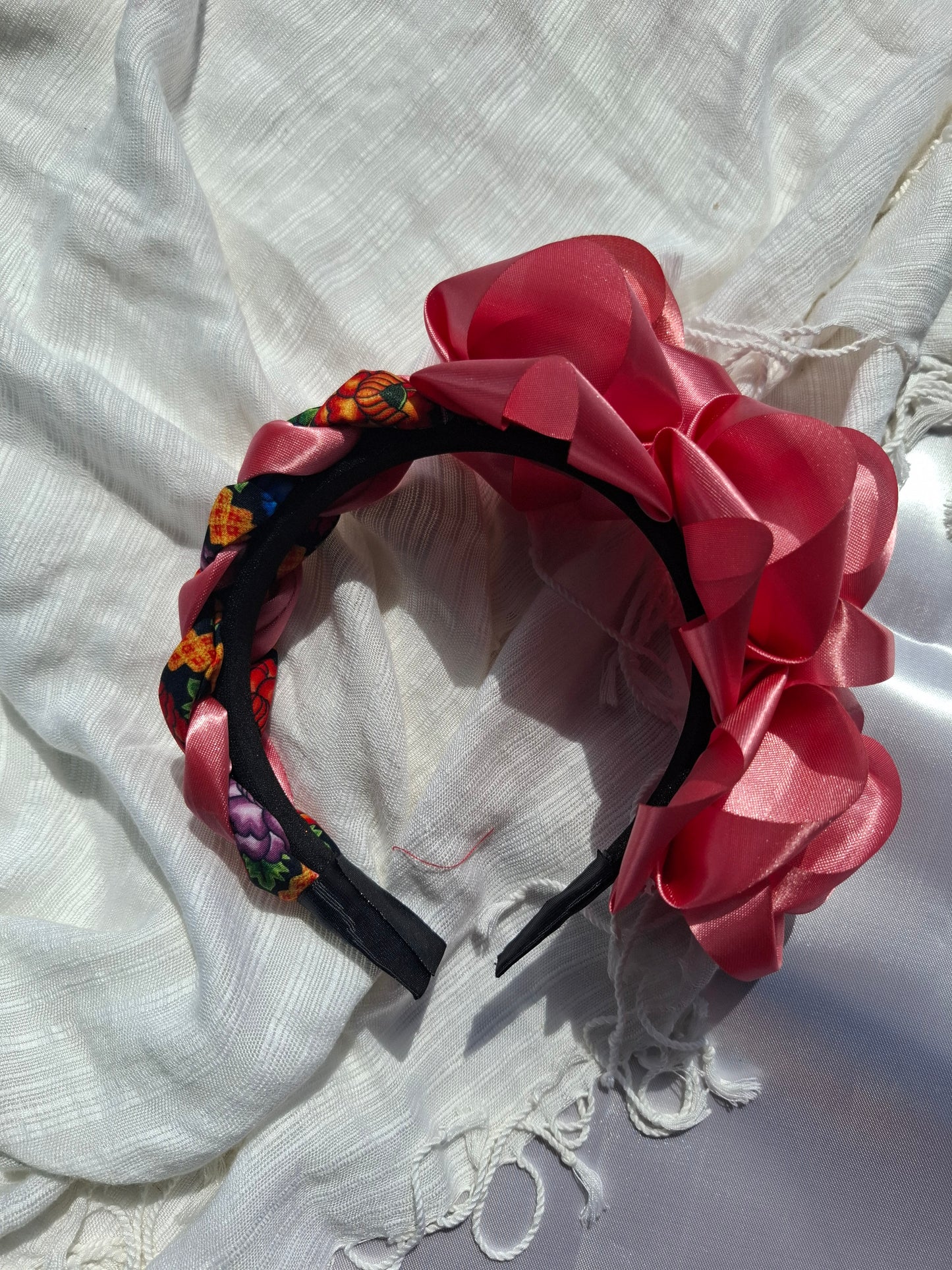 Didema Trenzada Cadenilla 3 rosas XL