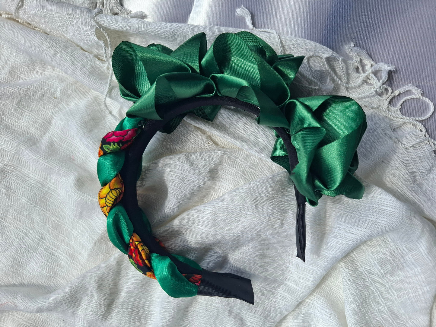 Didema Trenzada Cadenilla 3 rosas XL