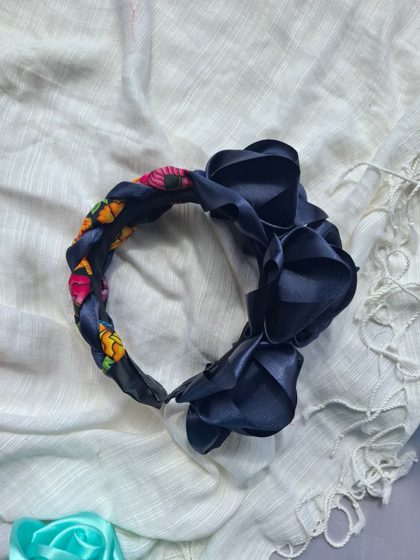 Didema Trenzada Cadenilla 3 rosas XL