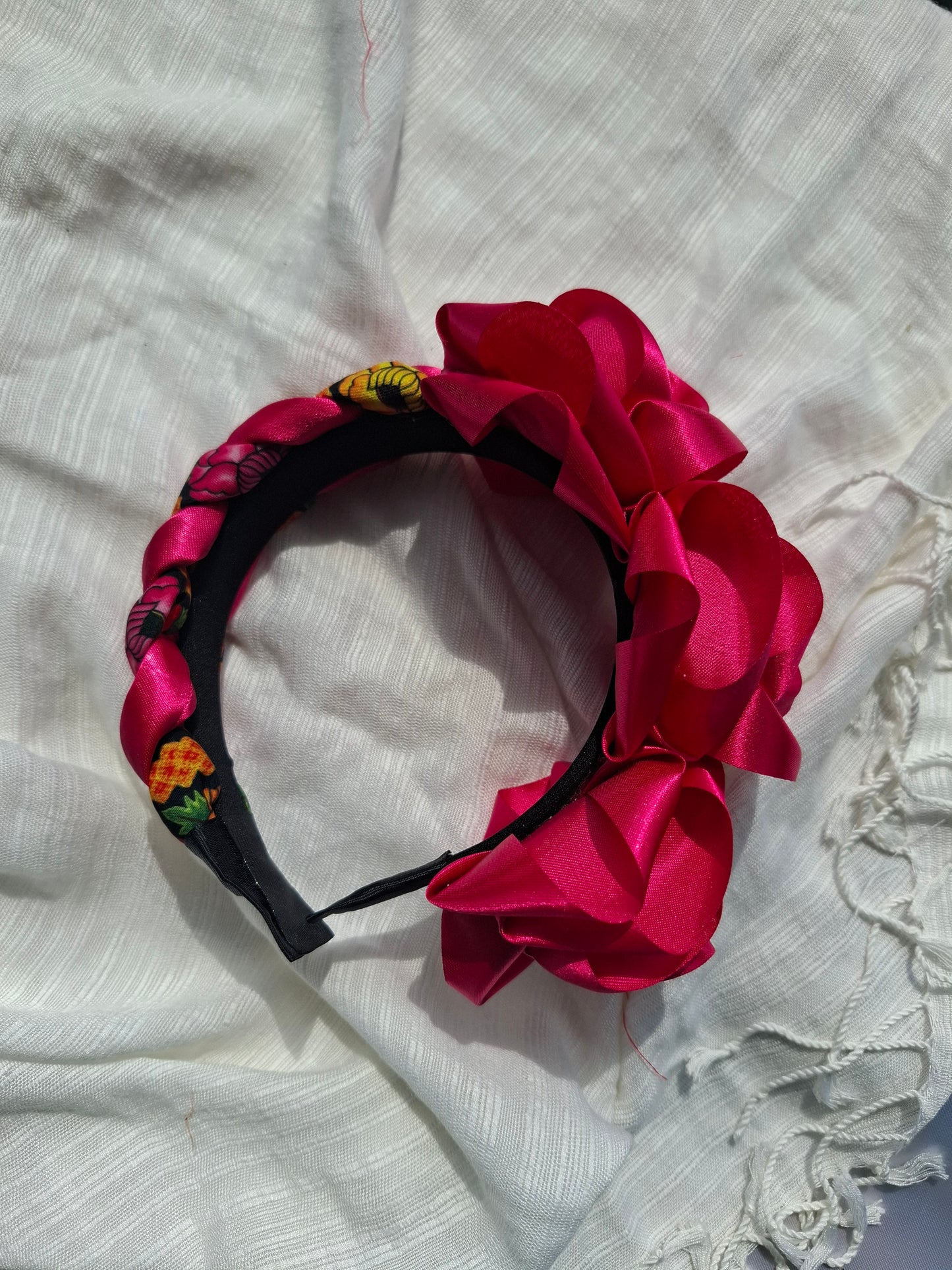 Didema Trenzada Cadenilla 3 rosas XL