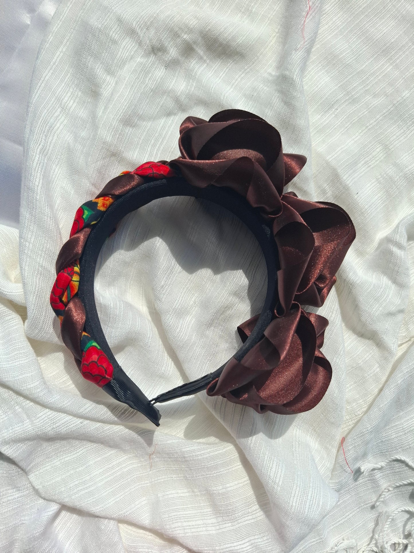 Didema Trenzada Cadenilla 3 rosas XL