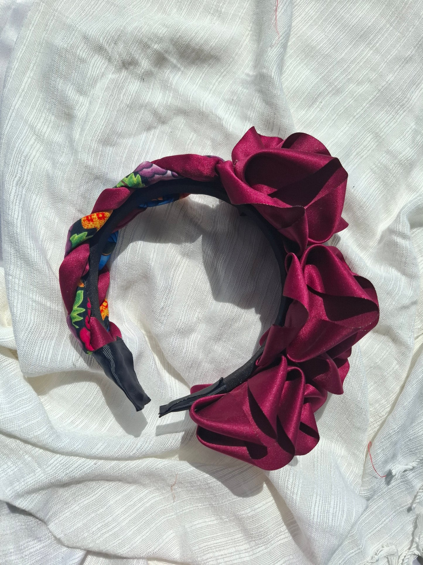 Didema Trenzada Cadenilla 3 rosas XL