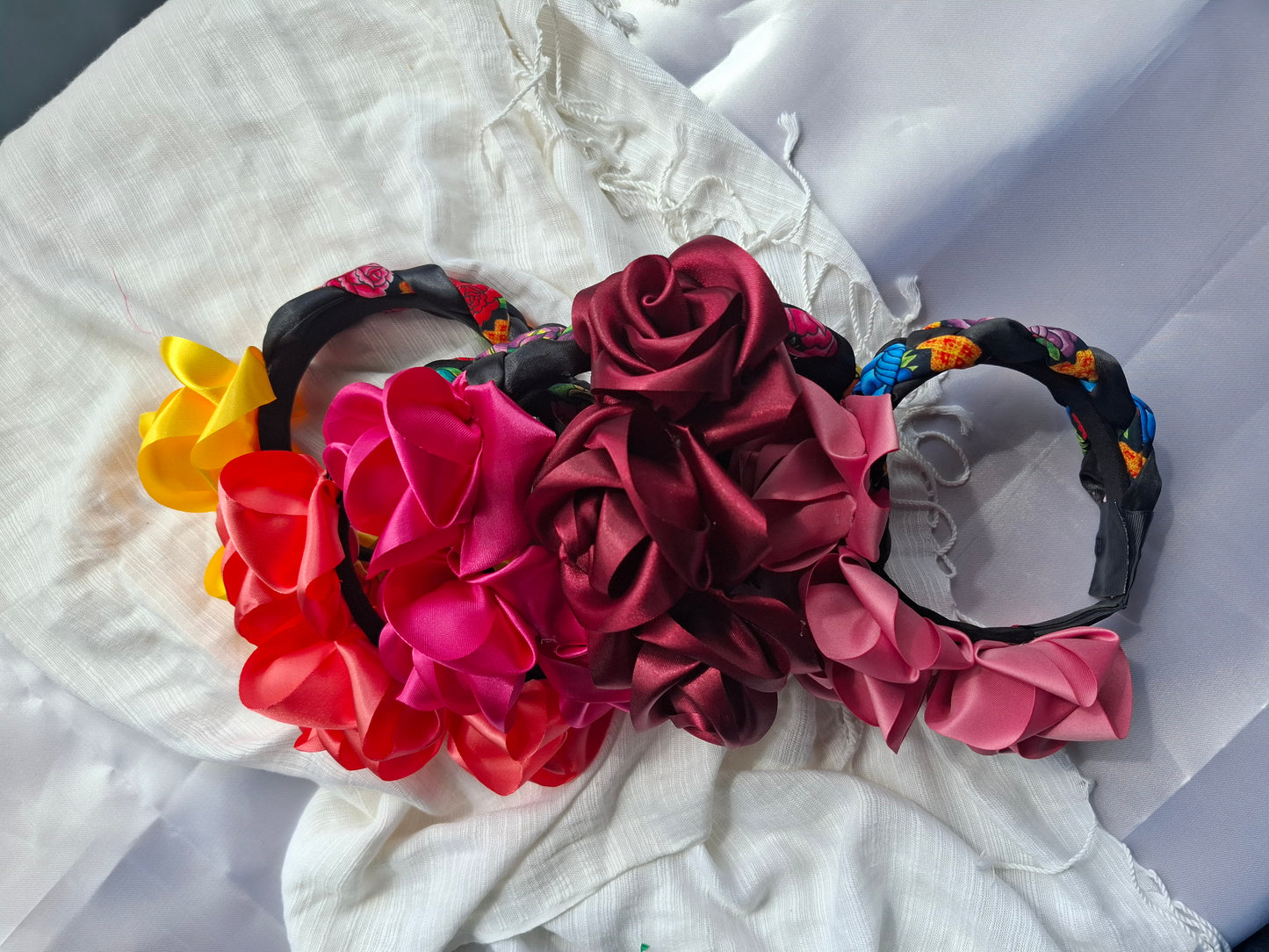 Didema Trenzada Cadenilla 3 rosas XL