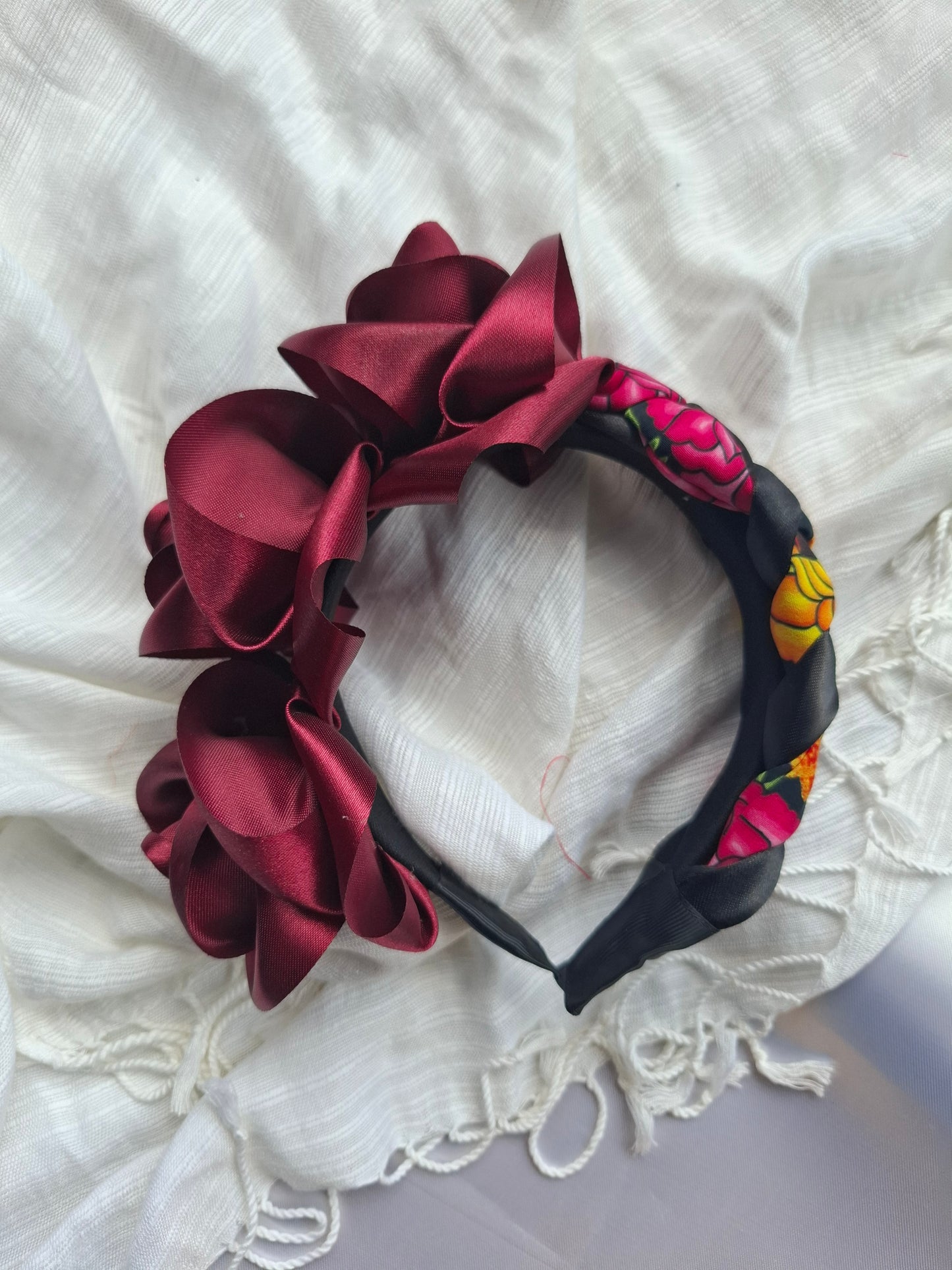 Didema Trenzada Cadenilla 3 rosas XL