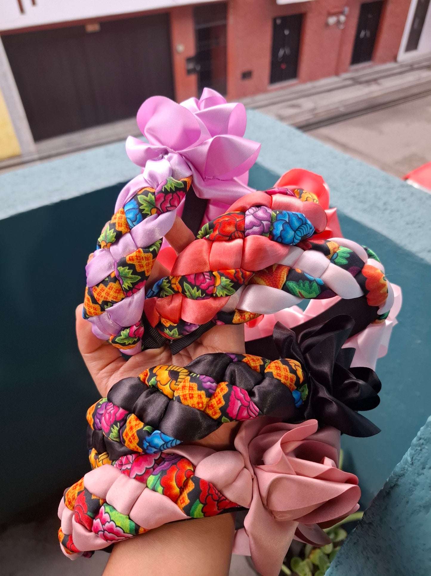 Didema Trenzada Cadenilla 3 rosas XL