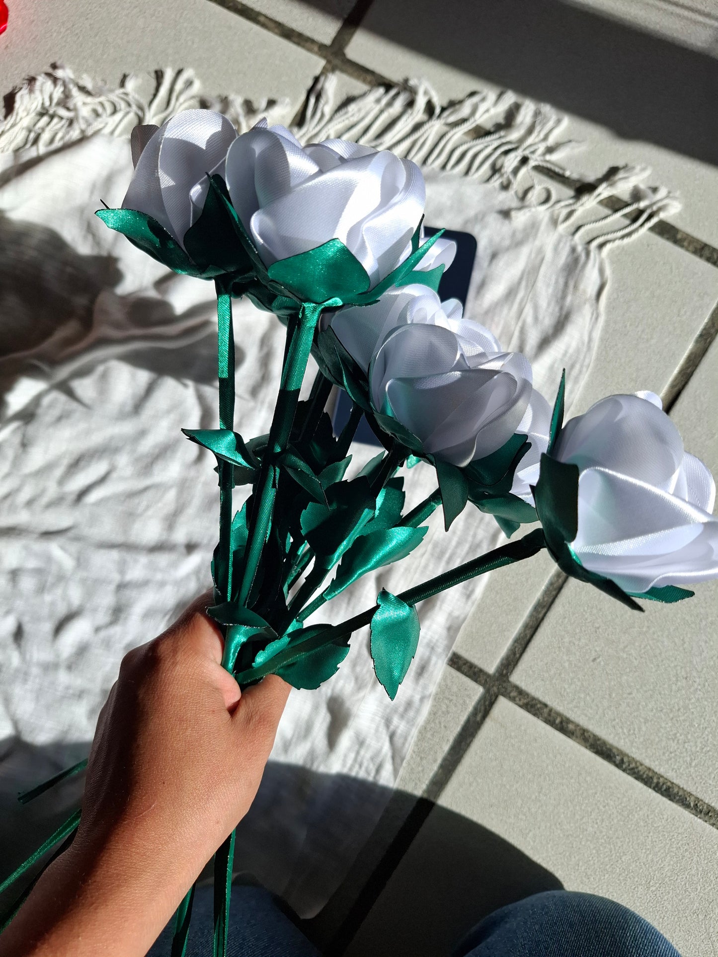 Blanco - Rosa Eterna Premium (40 cm)