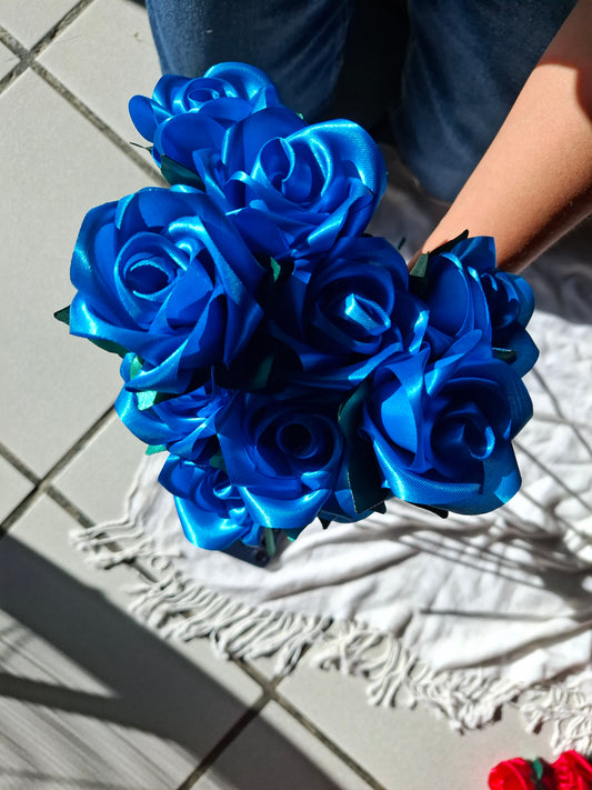 Turquesa - Rosa Eterna Premium (40 cm)