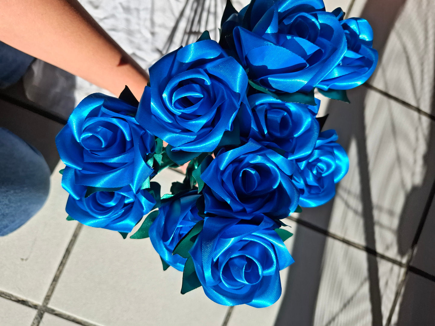 Turquesa - Rosa Eterna Premium (40 cm)