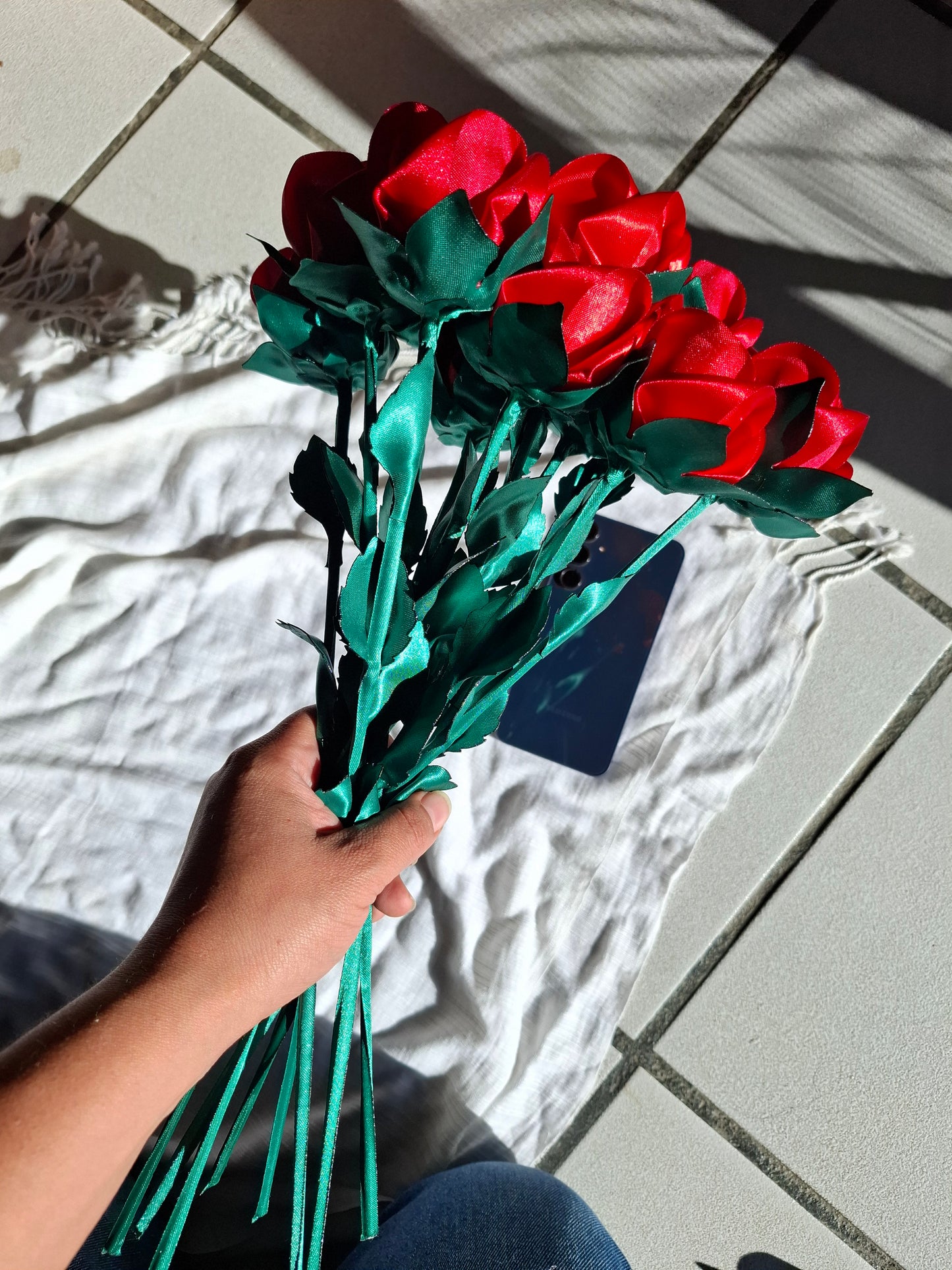 Rojo - Rosa Eterna Premium (40 cm)