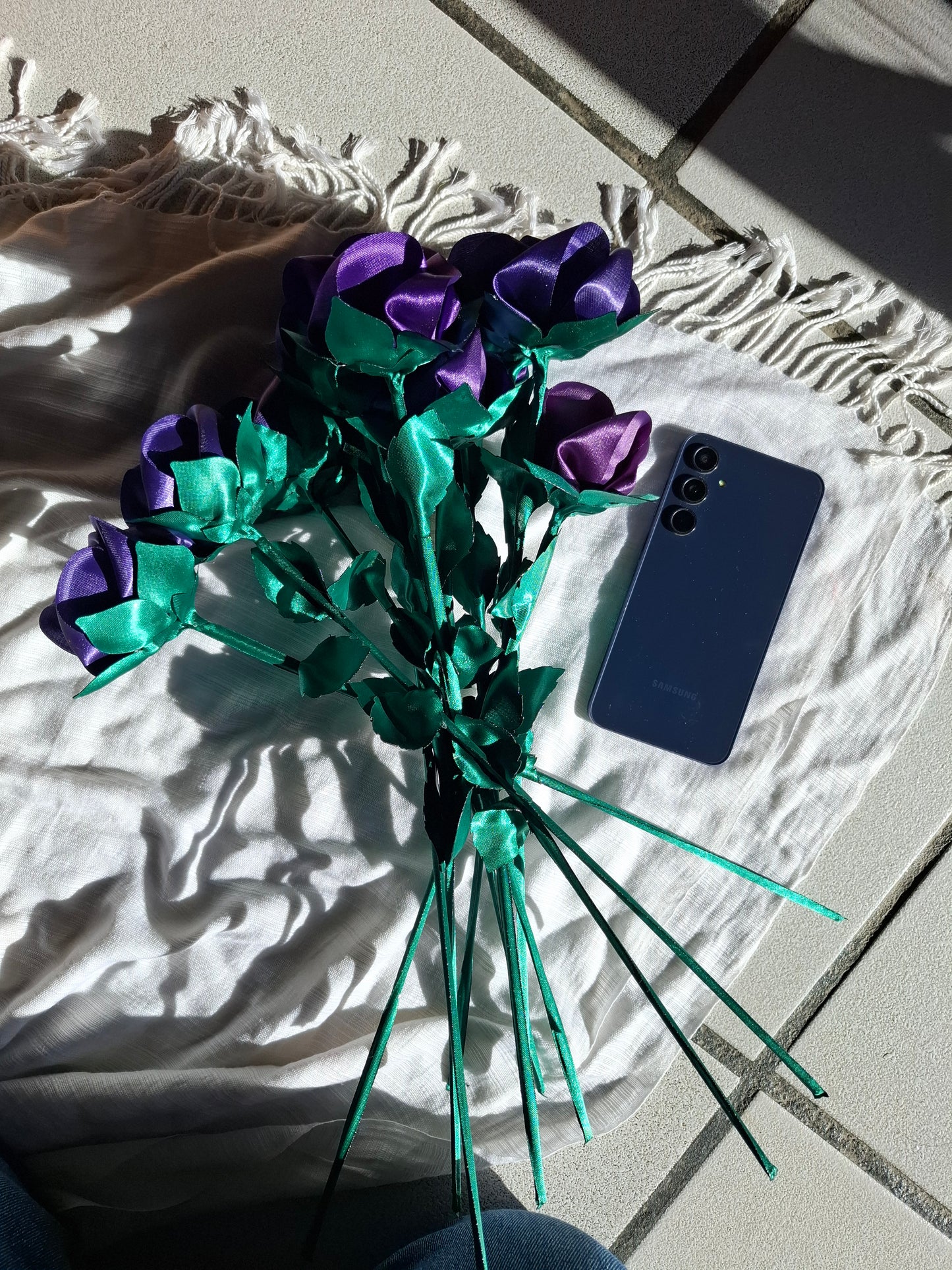 Morado - Rosa Eterna Premium (40 cm)