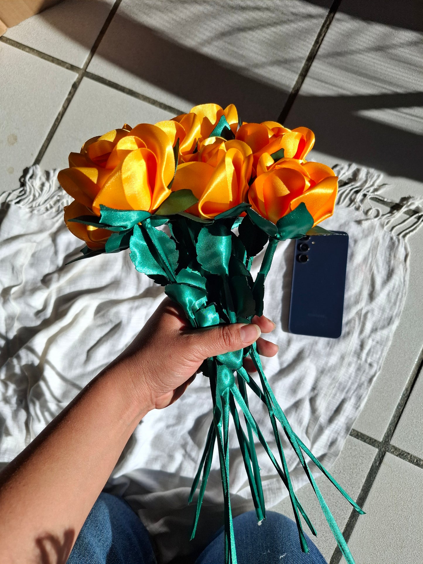 Amarillo - Rosa Eterna Premium (40 cm)