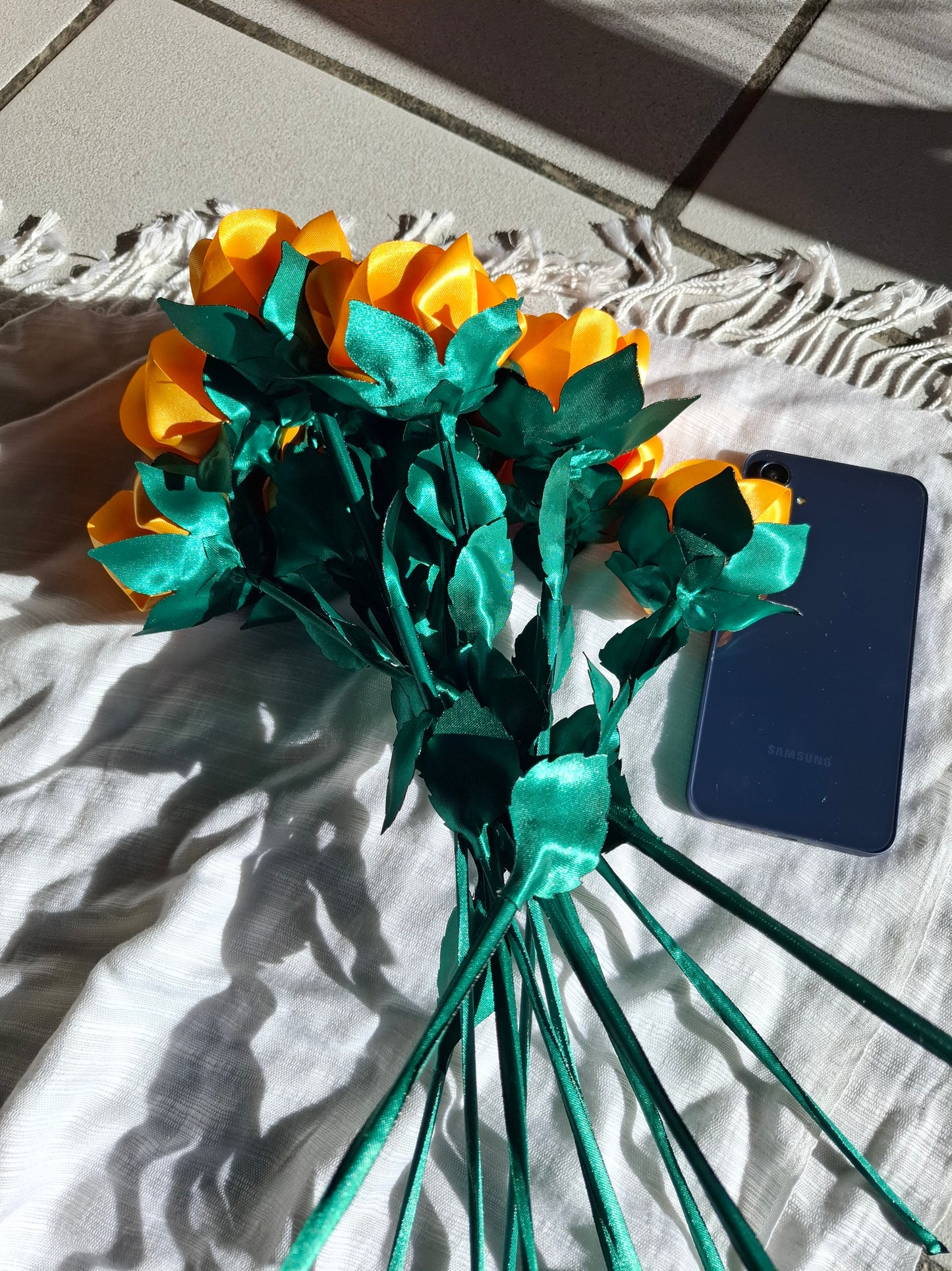 Amarillo - Rosa Eterna Premium (40 cm)