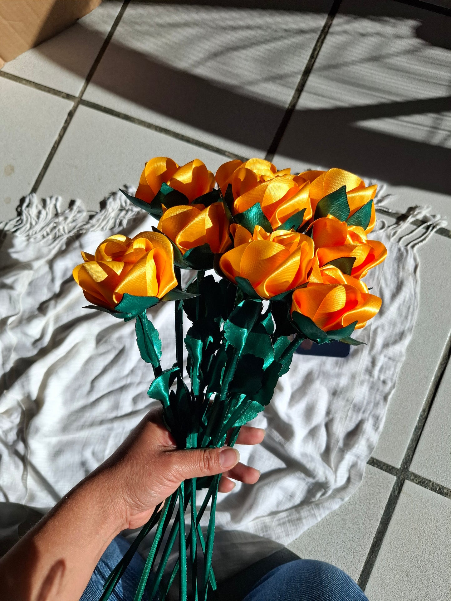 Amarillo - Rosa Eterna Premium (40 cm)