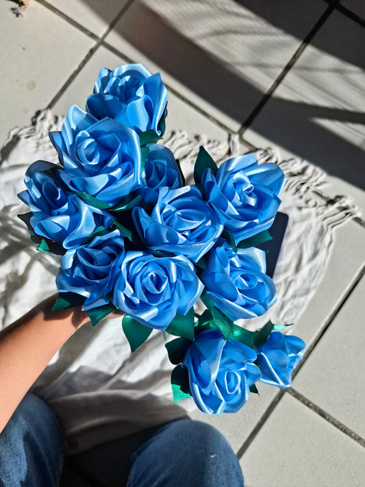 azul cielo - Rosa Eterna Premium (40 cm)