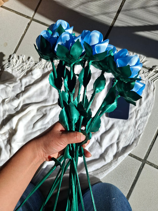 azul cielo - Rosa Eterna Premium (40 cm)