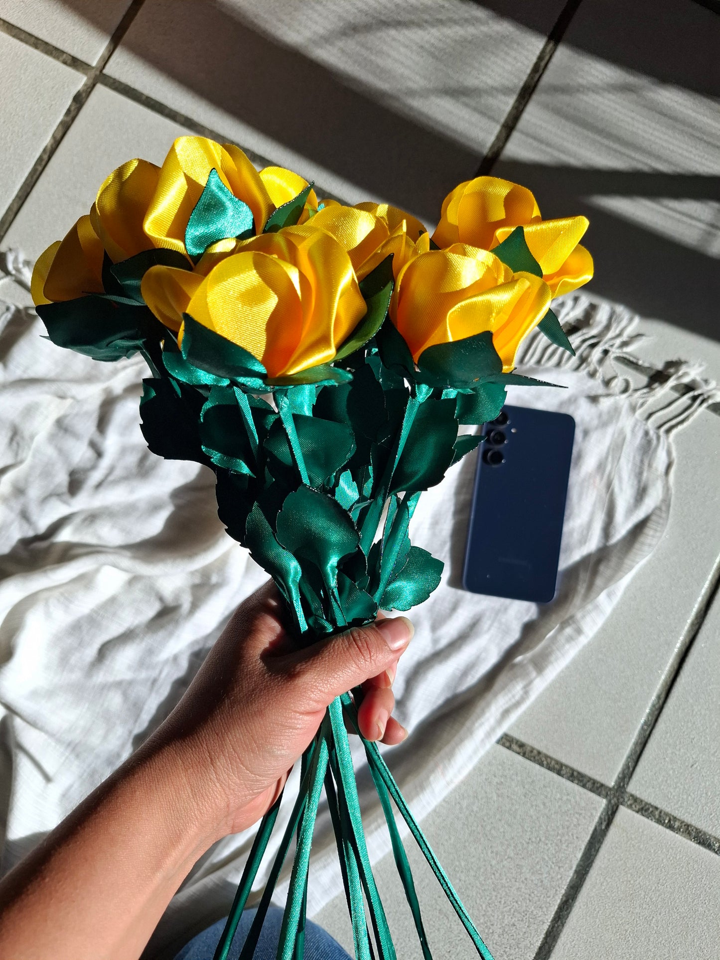 Amarillo - Rosa Eterna Premium (40 cm)