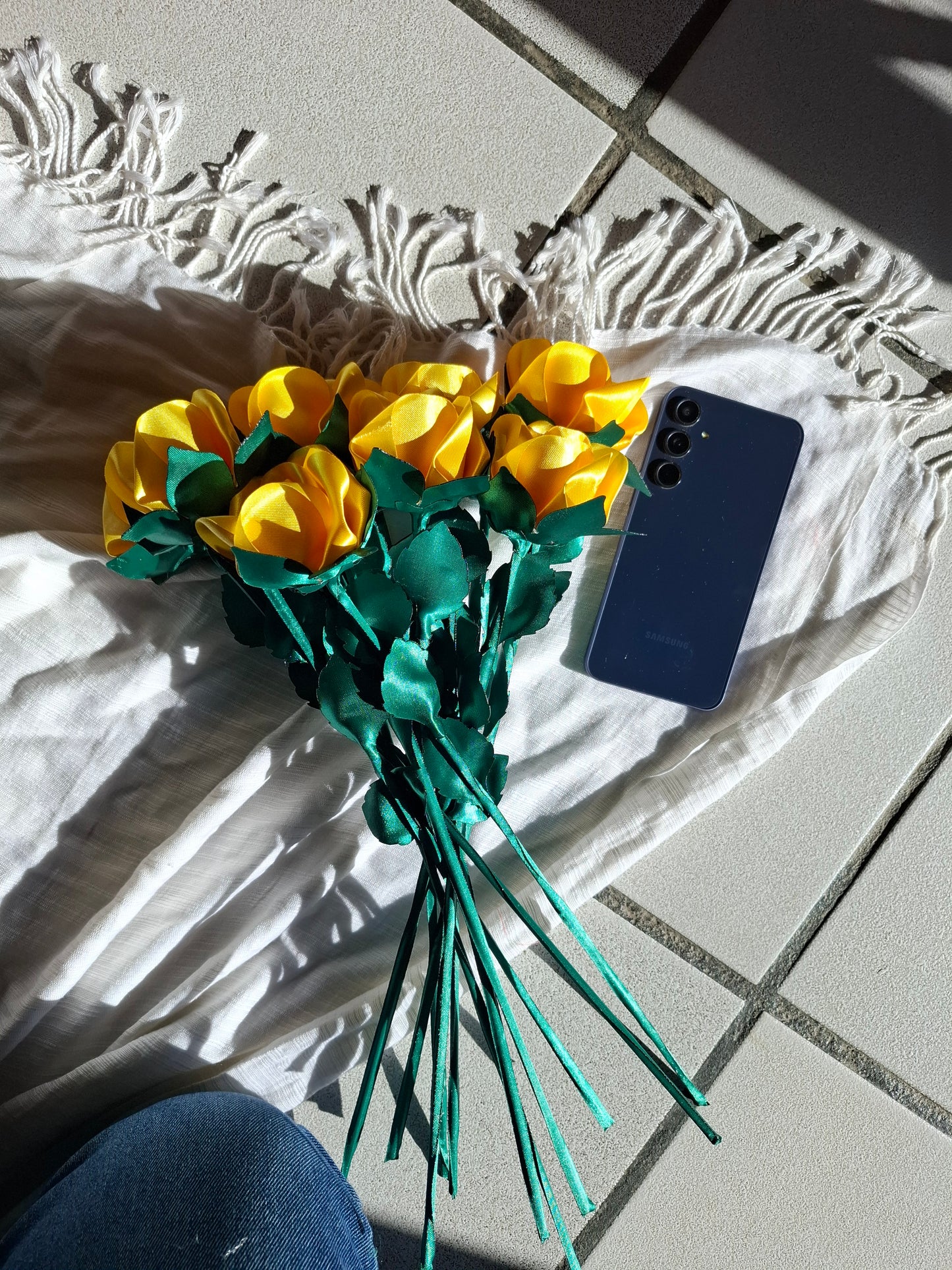 Amarillo - Rosa Eterna Premium (40 cm)