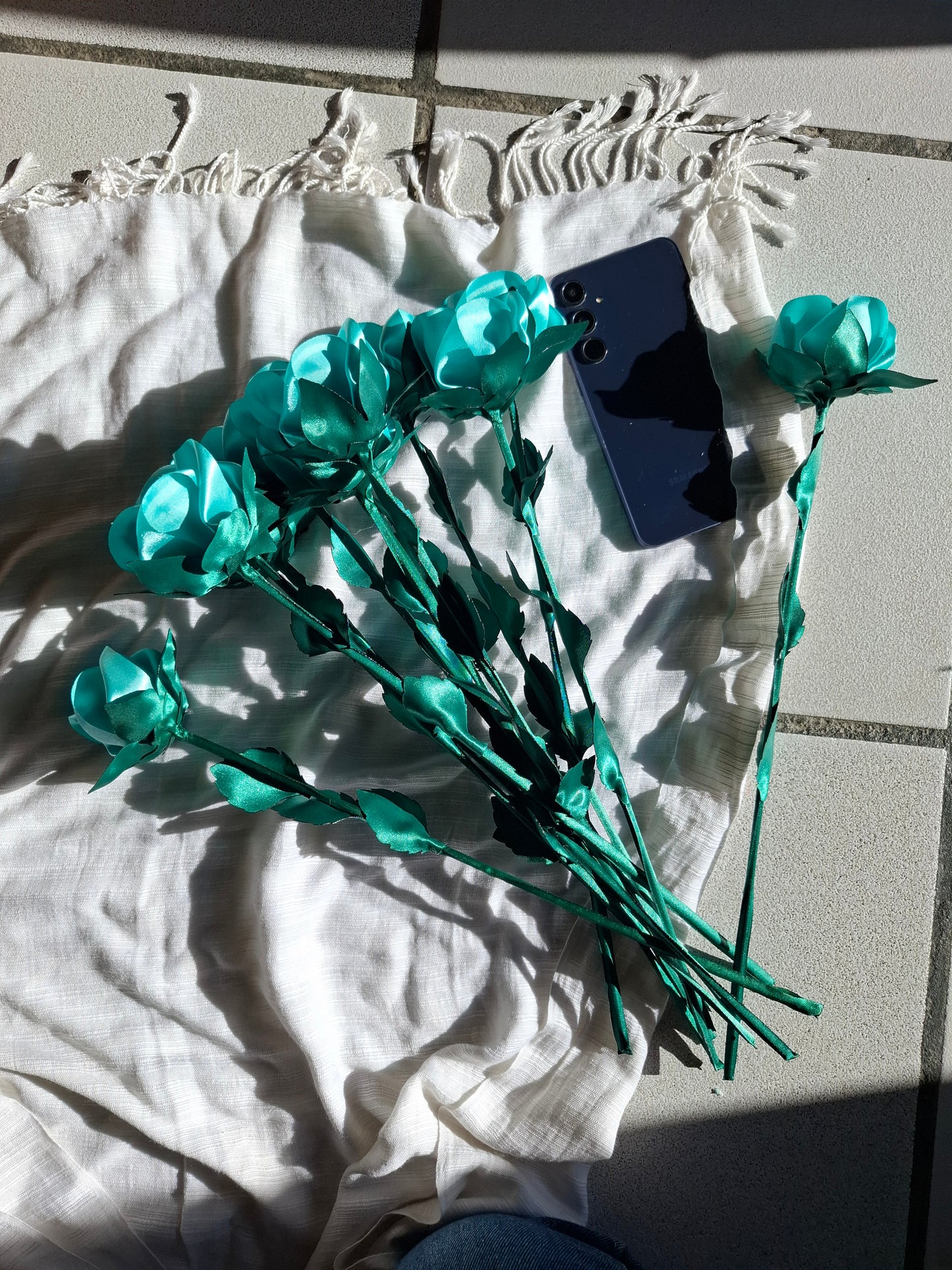 Verde agua - Rosa Eterna Premium (40 cm)