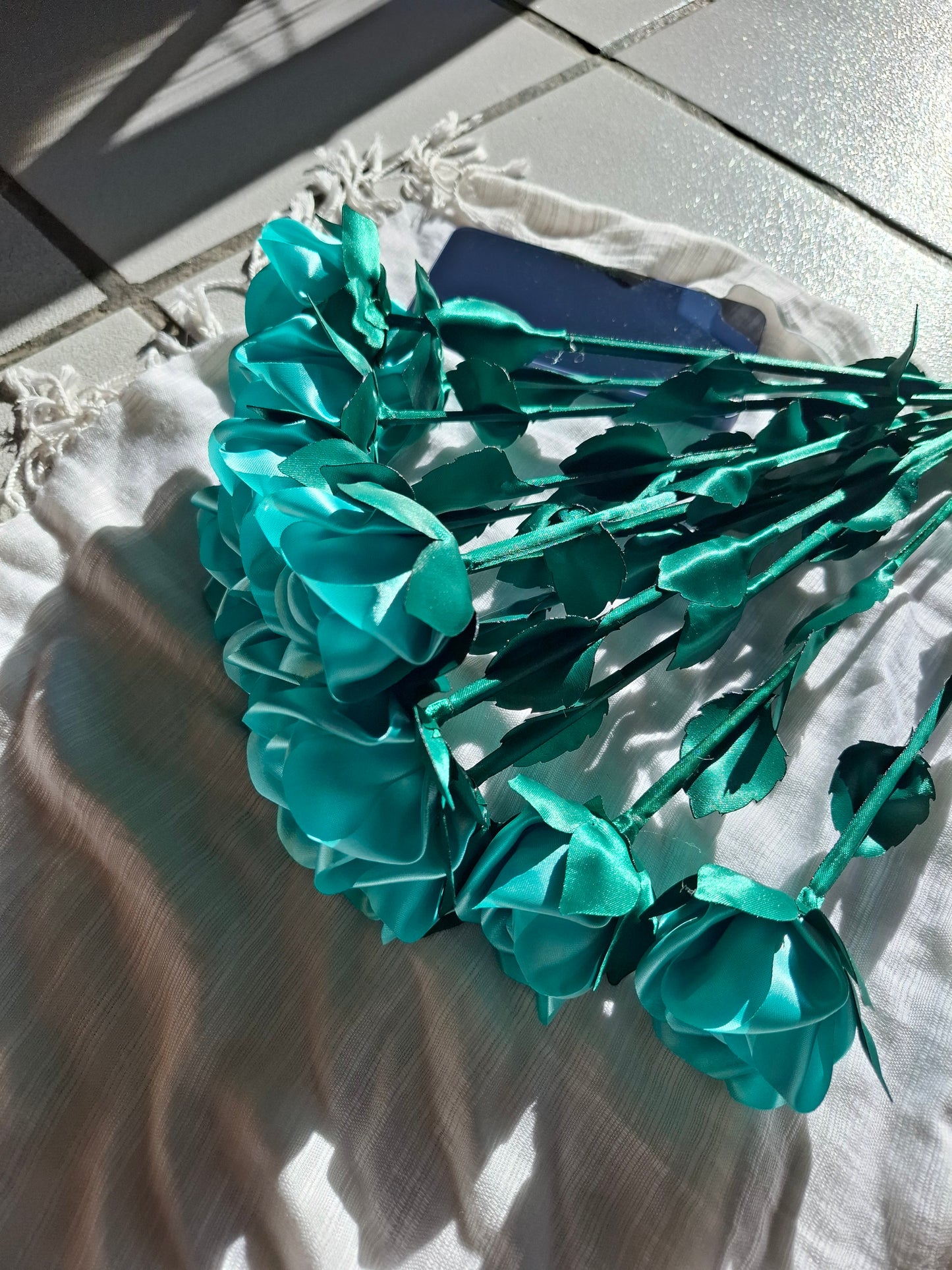 Verde agua - Rosa Eterna Premium (40 cm)