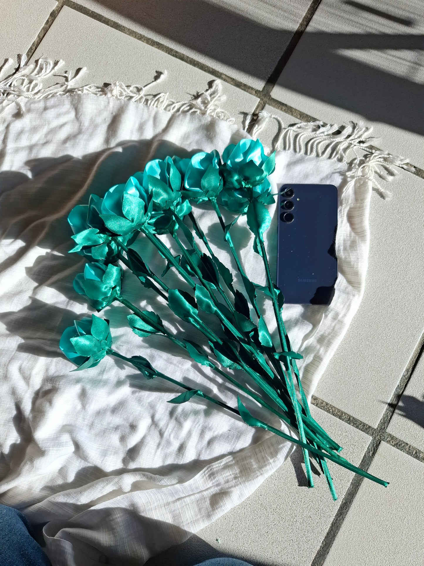 Verde agua - Rosa Eterna Premium (40 cm)