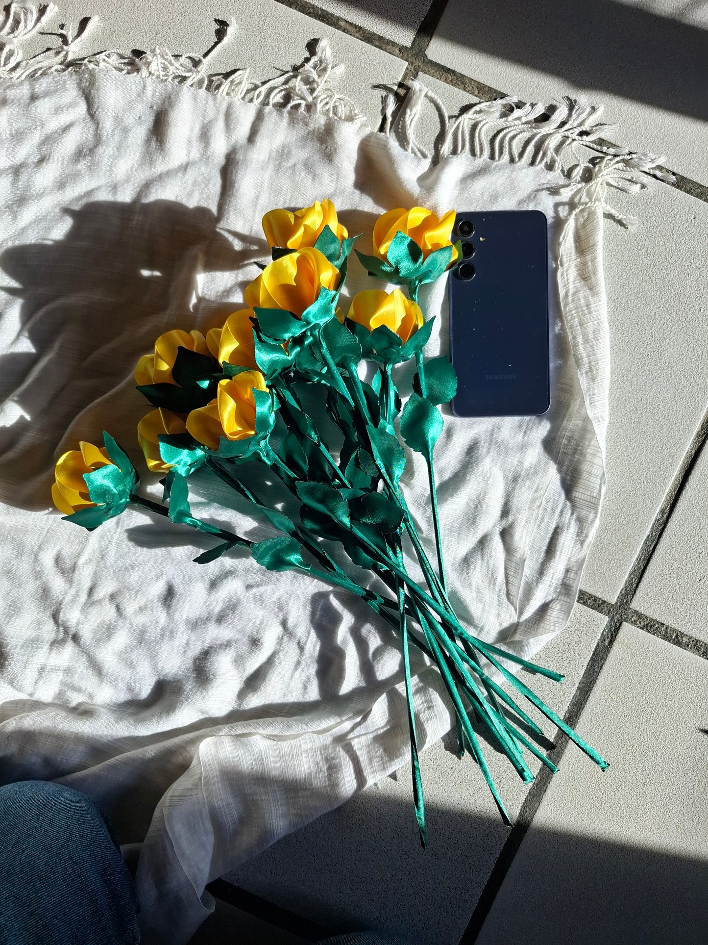Amarillo - Rosa Eterna Premium (40 cm)
