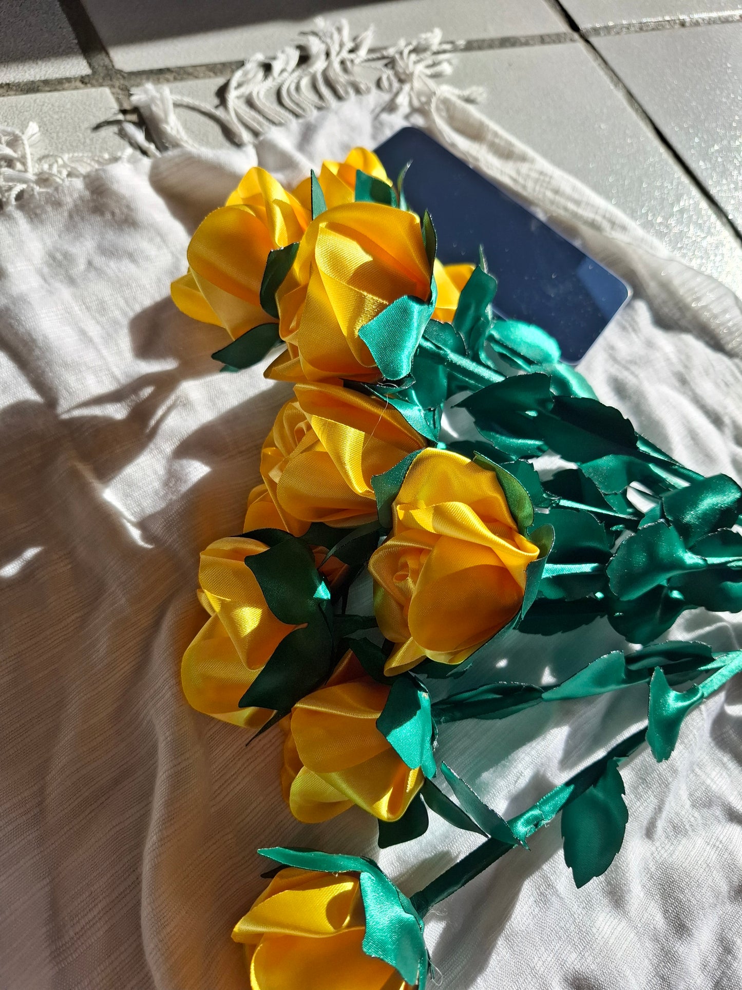 Amarillo - Rosa Eterna Premium (40 cm)