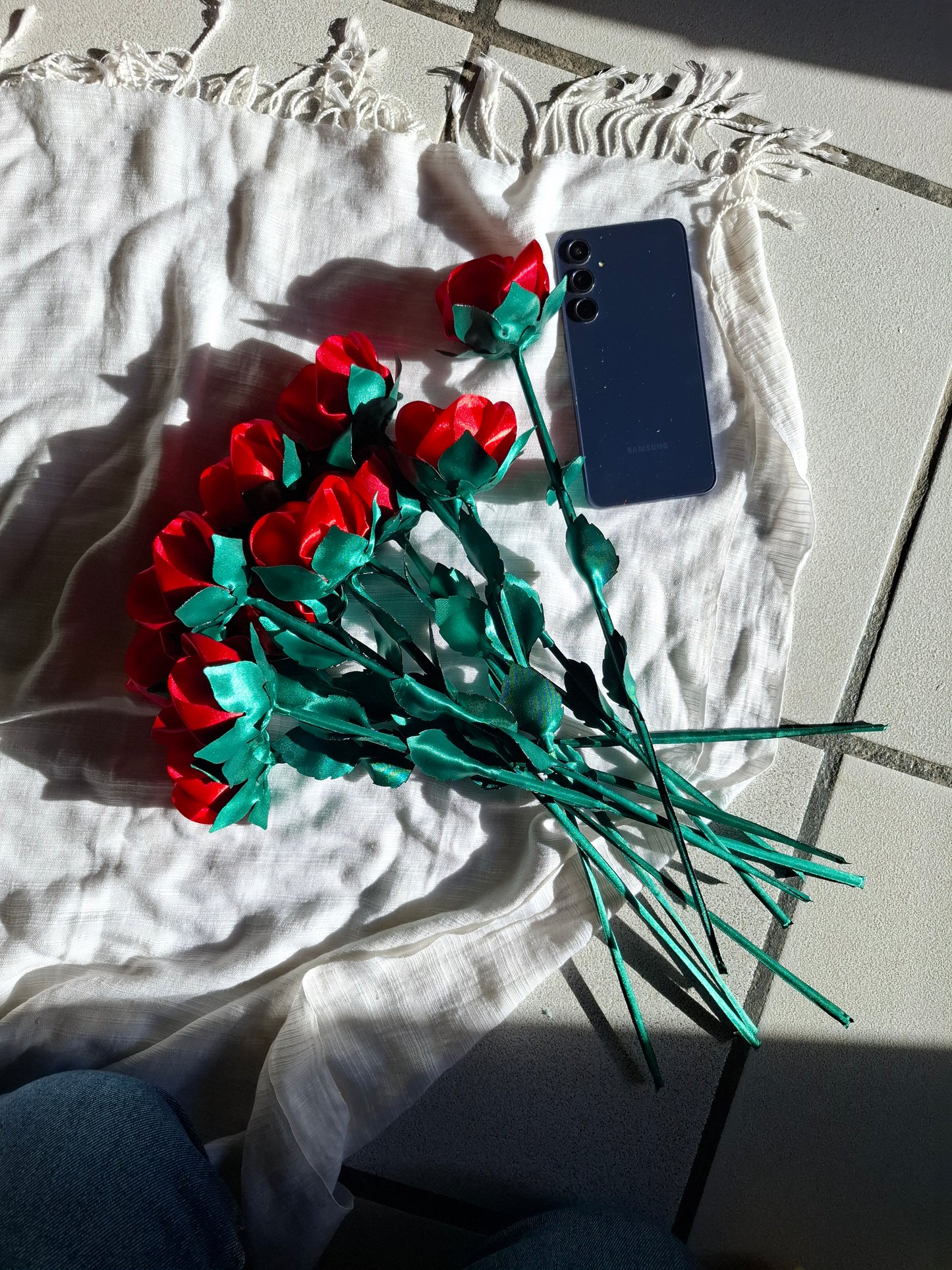 Rojo - Rosa Eterna Premium (40 cm)
