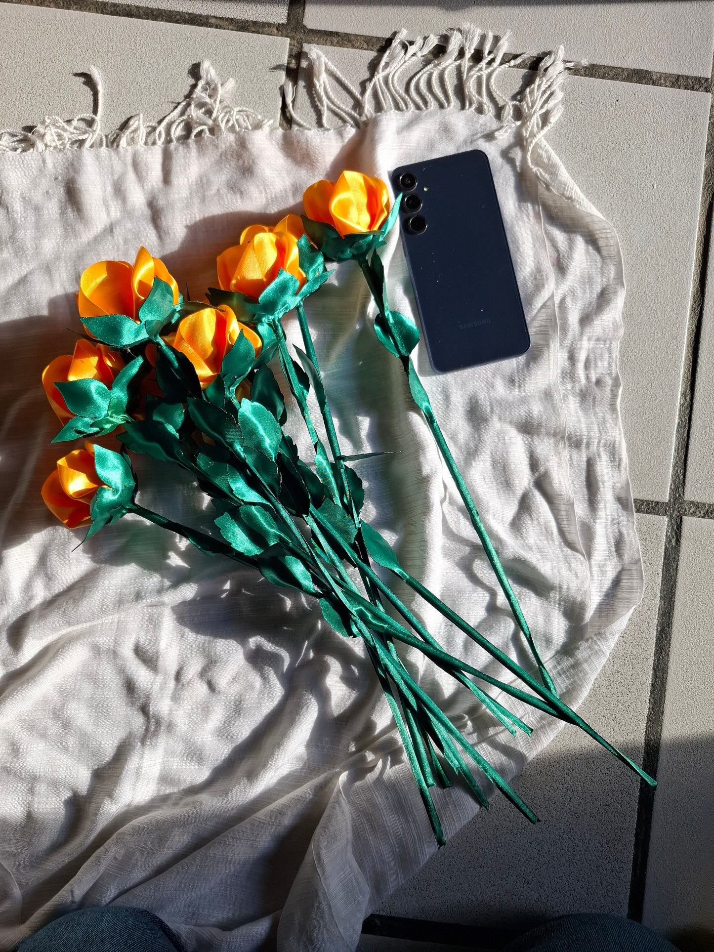 Amarillo - Rosa Eterna Premium (40 cm)