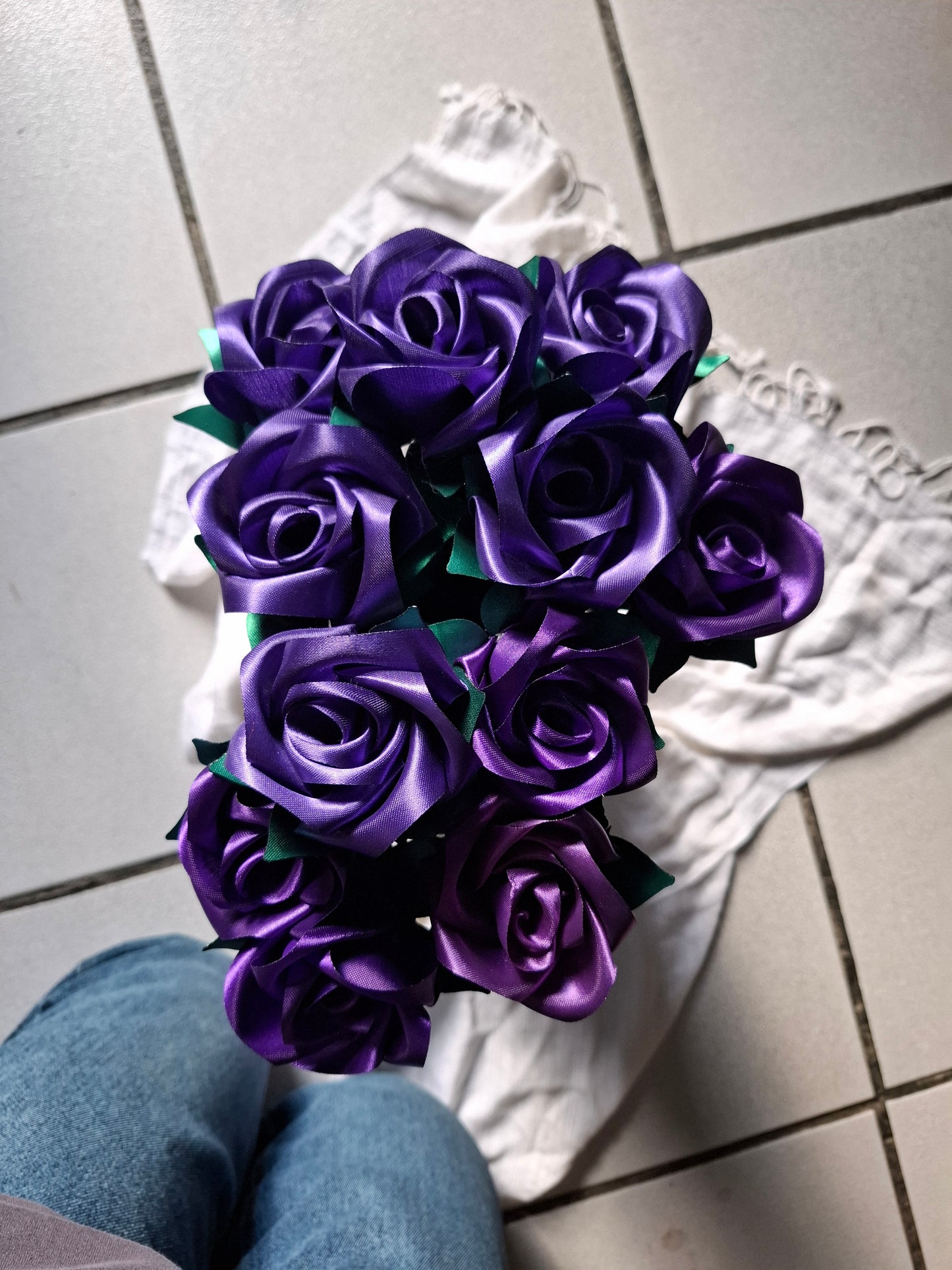Morado - Rosa Eterna Premium (40 cm)