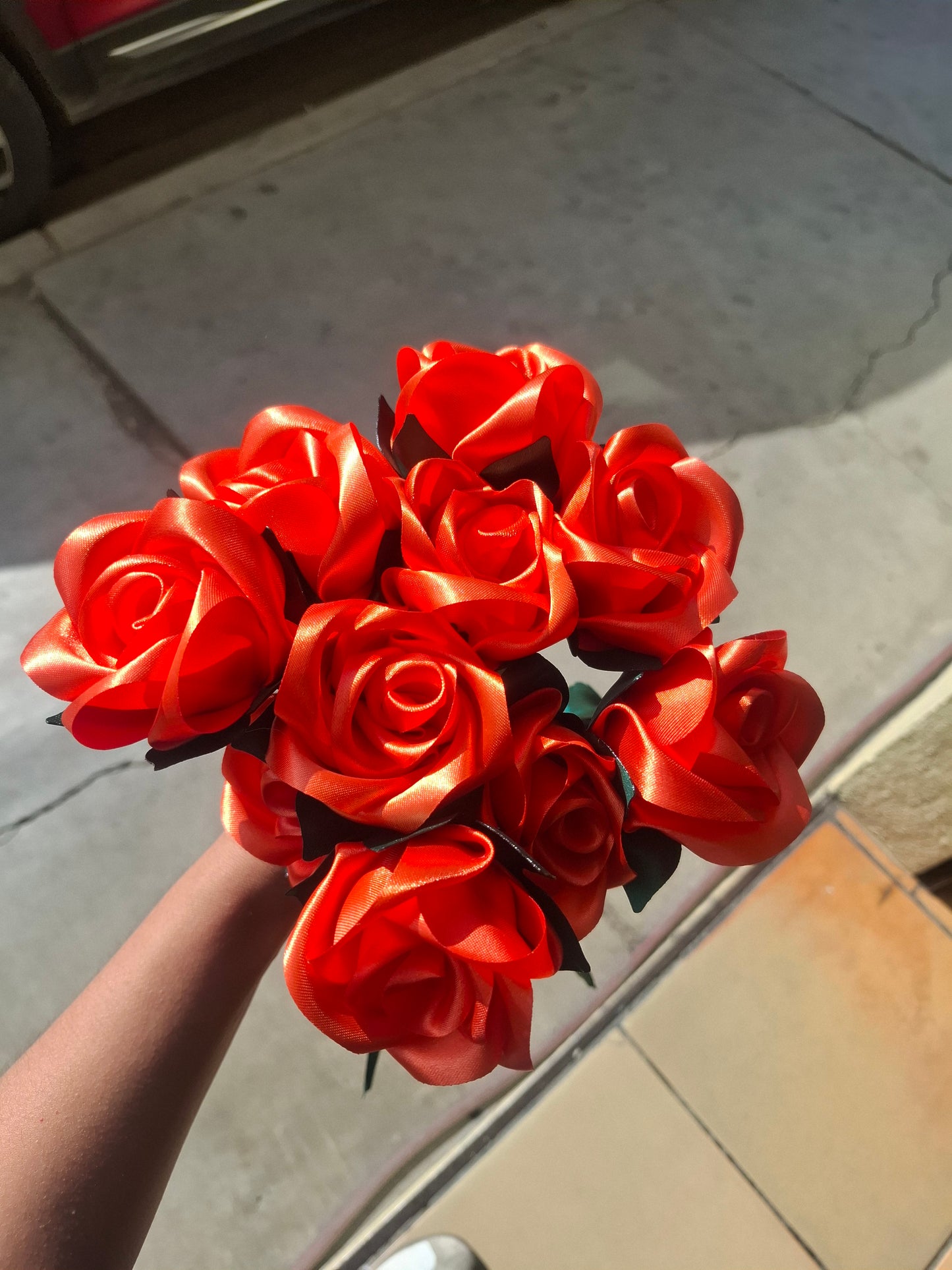 naranja- Rosa Eterna Premium (40 cm)