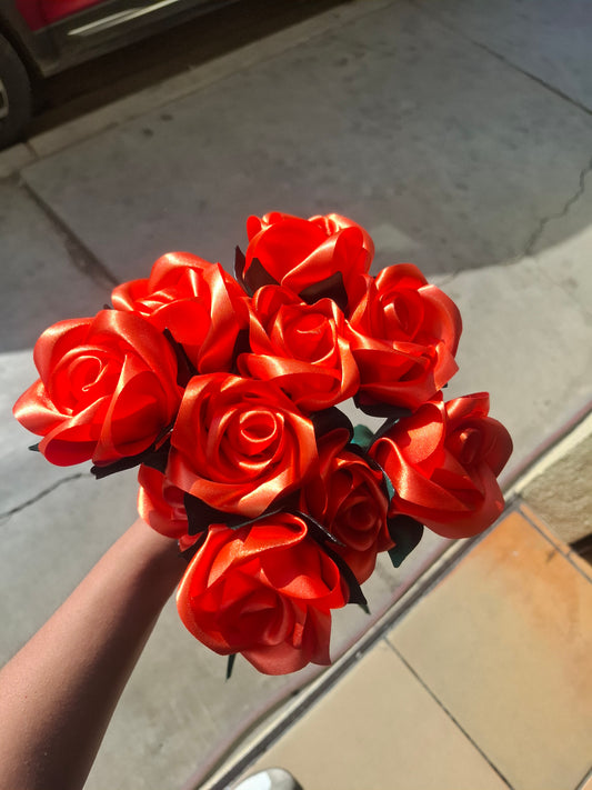 naranja- Rosa Eterna Premium (40 cm)