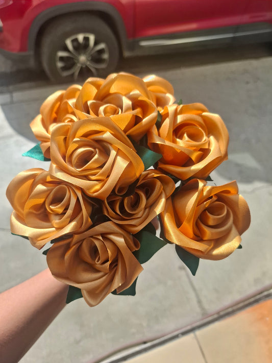dorado- Rosa Eterna Premium (40 cm)