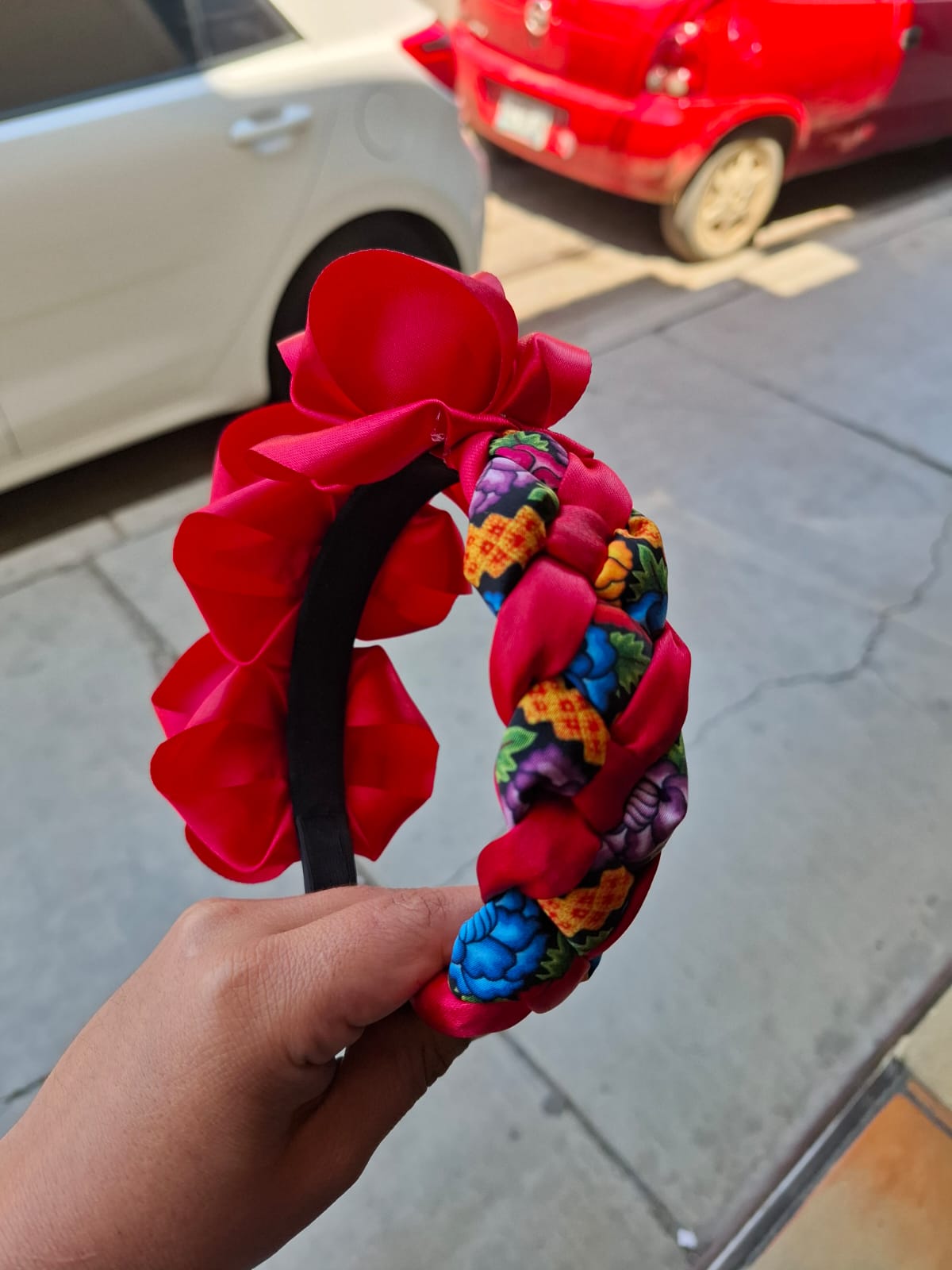 Didema Trenzada Cadenilla 3 rosas XL